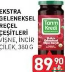 TARIM KREDİ GELENEKSEL REÇEL ÇEŞİTLERİ 380 G fiyat ve kampanya bilgisi